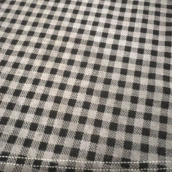 Max Mara Weekend Urbana Flare Dress Grey Gingham Check Plaid Keyhole Long Sleeve - Picture 7 of 10